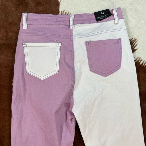 NWT American Bazi Colorblock Flare Jeans - Picture 4 of 5